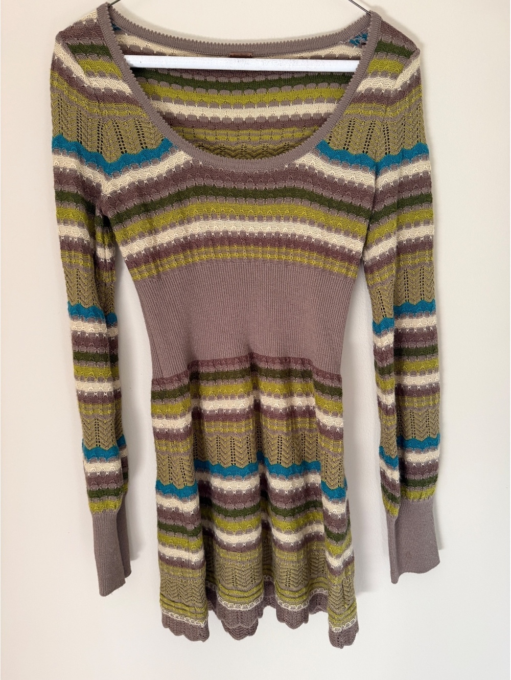 y2k Free People knit dress, small